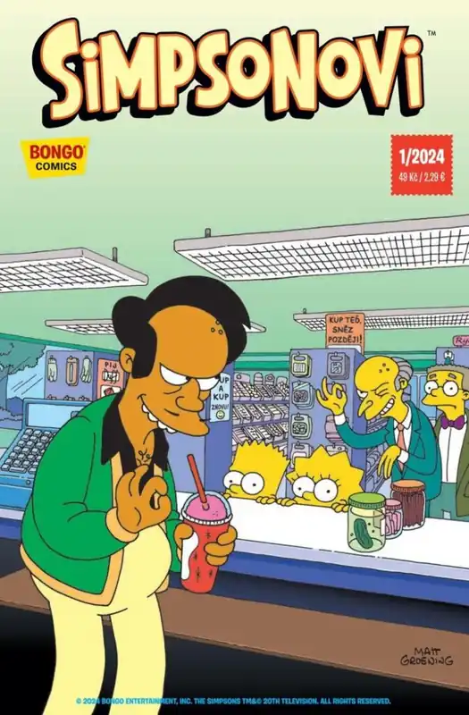 Simpsonovi 1/2024 Top Prodej