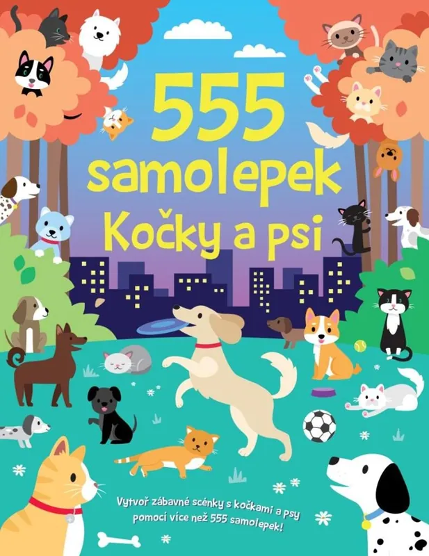 555 samolepek Kočky a psi Vrácení Zdarma