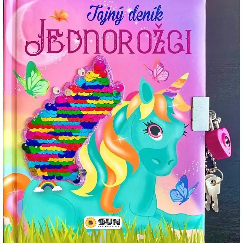 Oblíbený Tajný deník Jednorožci - Kniha s flitry