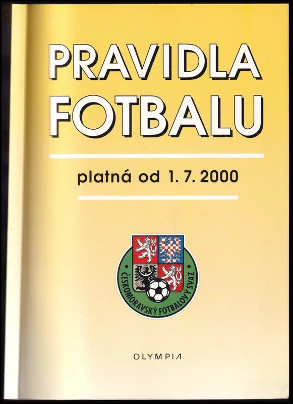 Koupit Online Pravidla fotbalu : platná od 1.7.2000